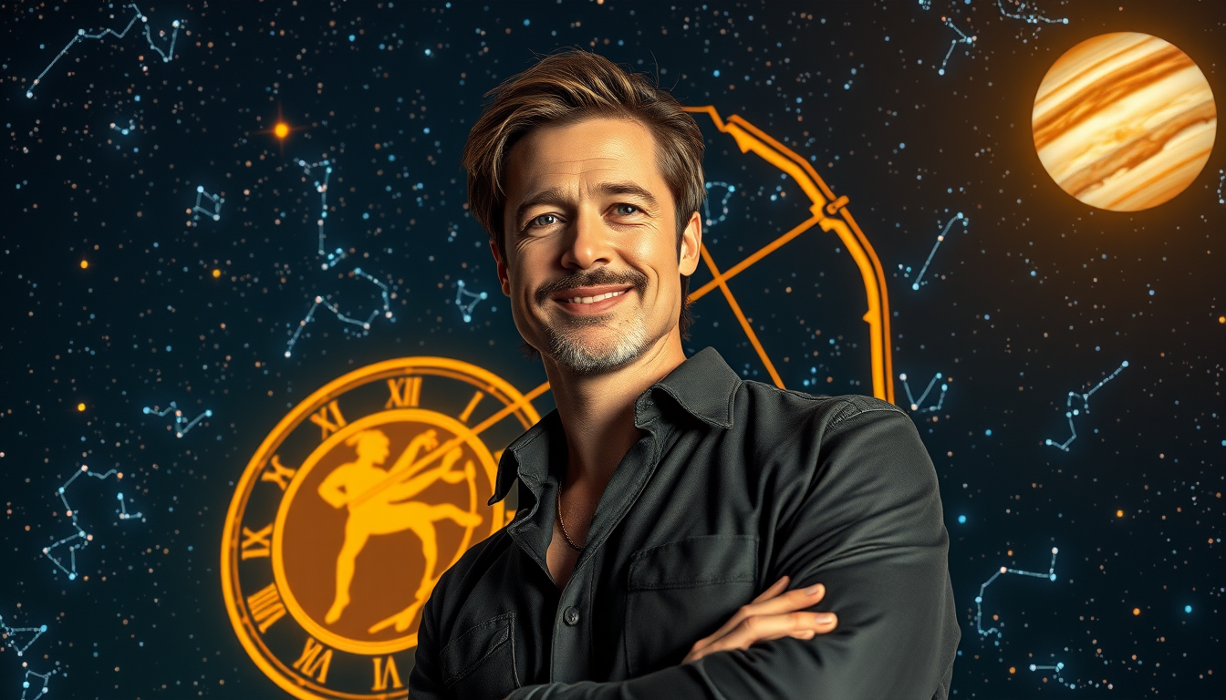 brad pitt zodiac sign