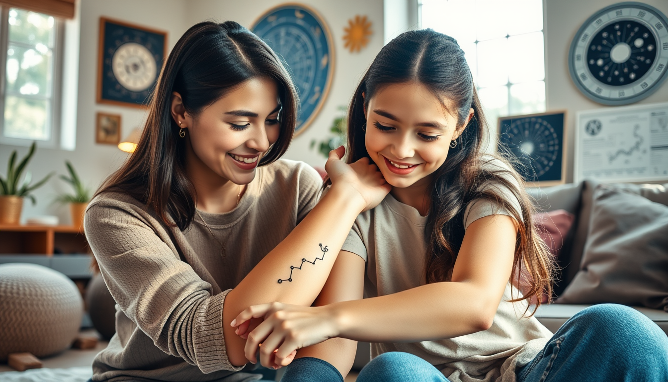 family zodiac sign tattoos