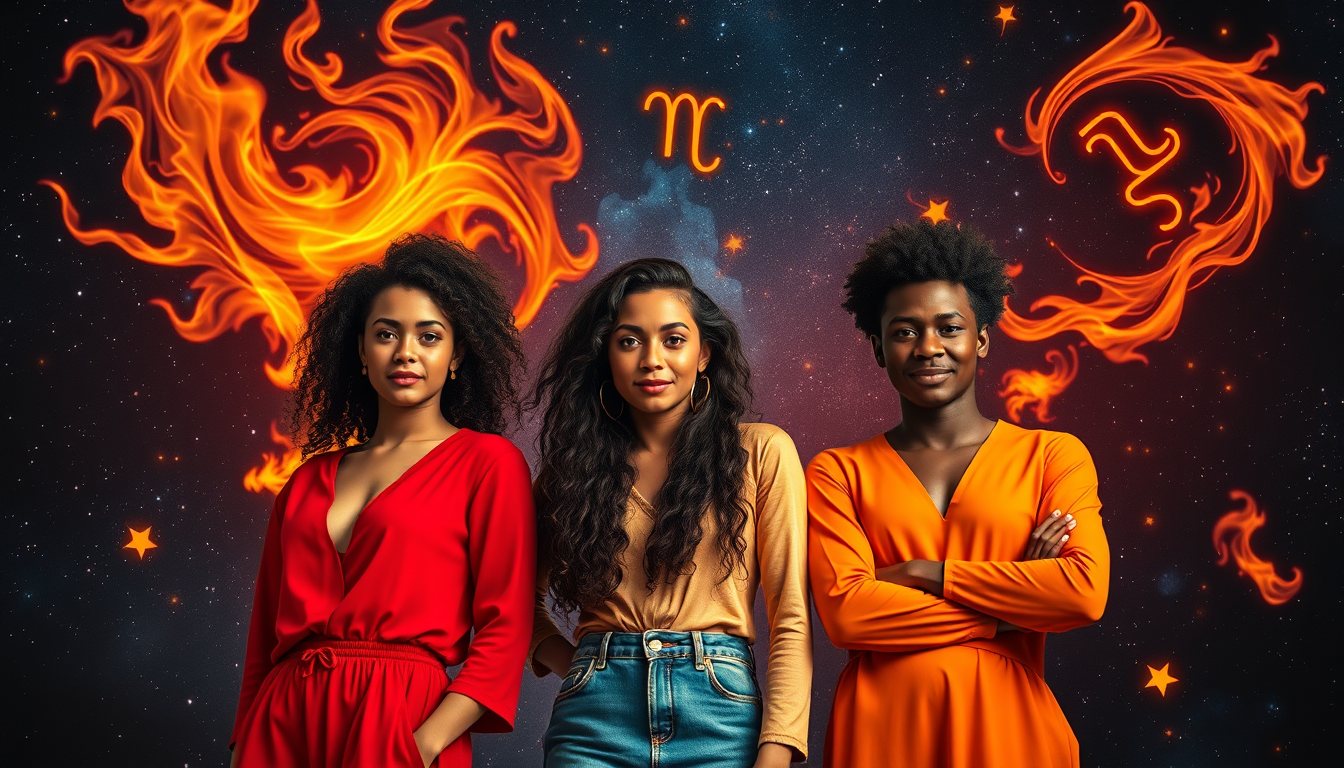 what are the fire signs of the zodiac